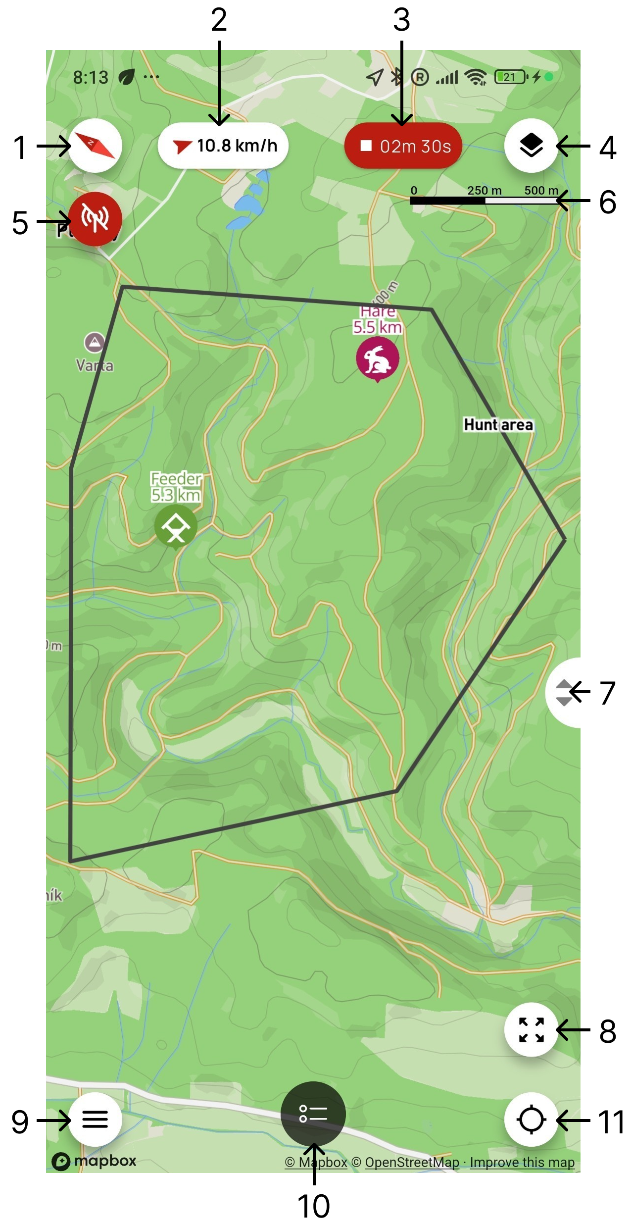 Mapa – Dogtrace GPS