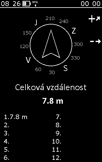 Medición de distancia - paso 1