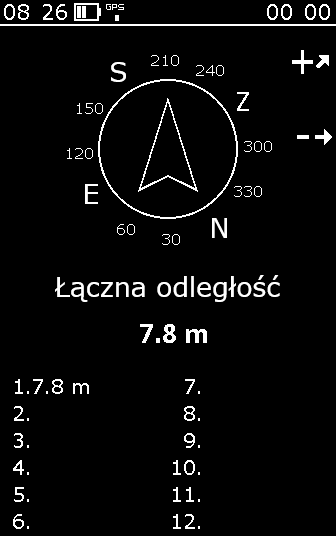 Pomiar odległości - krok 1